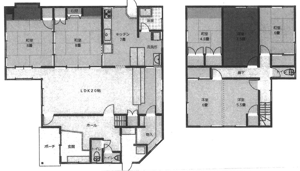 額新町２（額住宅前駅） 1800万円