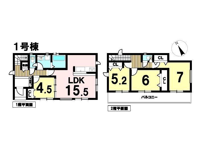 グラファーレあま市七宝町桂奥山32期　全3棟　1号棟　新築