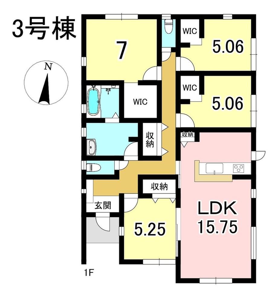 新築戸建 可児市土田渡　全3棟　3号棟