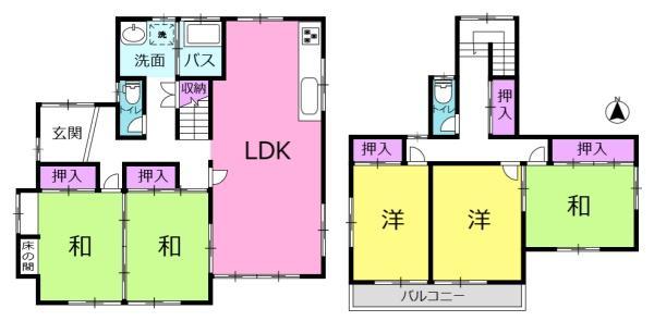 萩原町高松字東郷裏西ノ切（萩原駅） 1100万円