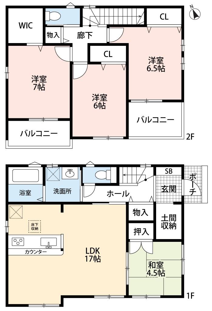 新町２ 3590万円