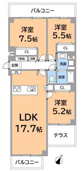 買い物環境に優れた駅徒歩3分の立地でペットと楽しく暮らせる三旺サンテラス茶屋ヶ坂C棟