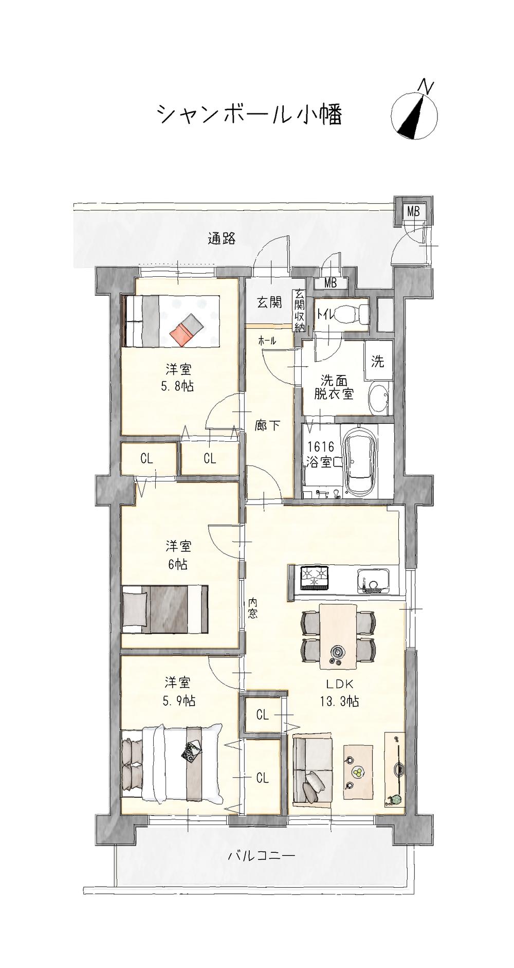 シャンボール小幡【弊社売主×フルリノベ×小幡駅徒歩7分×周辺生活施設充実】