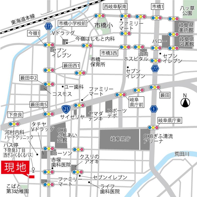 【ダイマルタウン】岐阜市　下奈良5【残1棟】