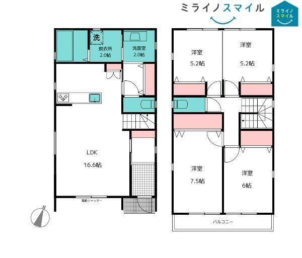 春日井市月見町【住宅性能評価・南側道路・鳥居松小学校】