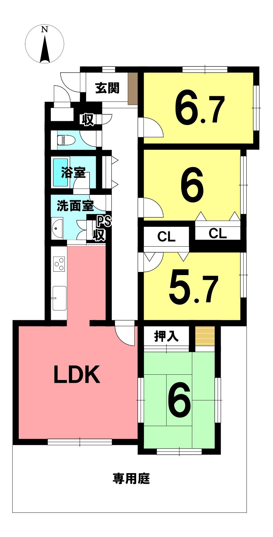 【リフォーム】シャトー桜ヶ丘東館