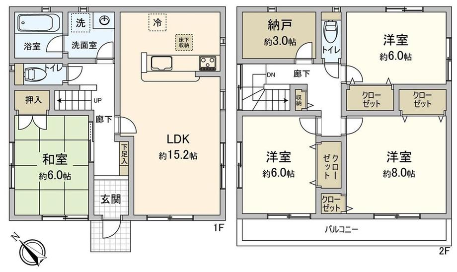 伊奈町南山新田（伊奈駅） 2080万円