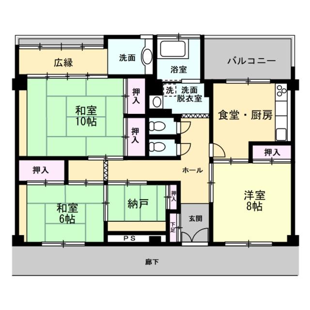 伊豆：伊東 岡　伊東マンション本館 10F