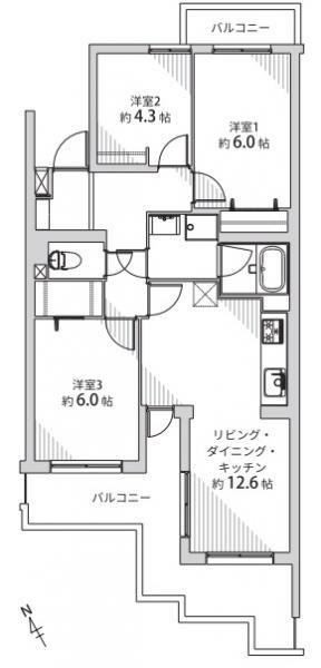 ライオンズマンション菅田　リノベーション物件