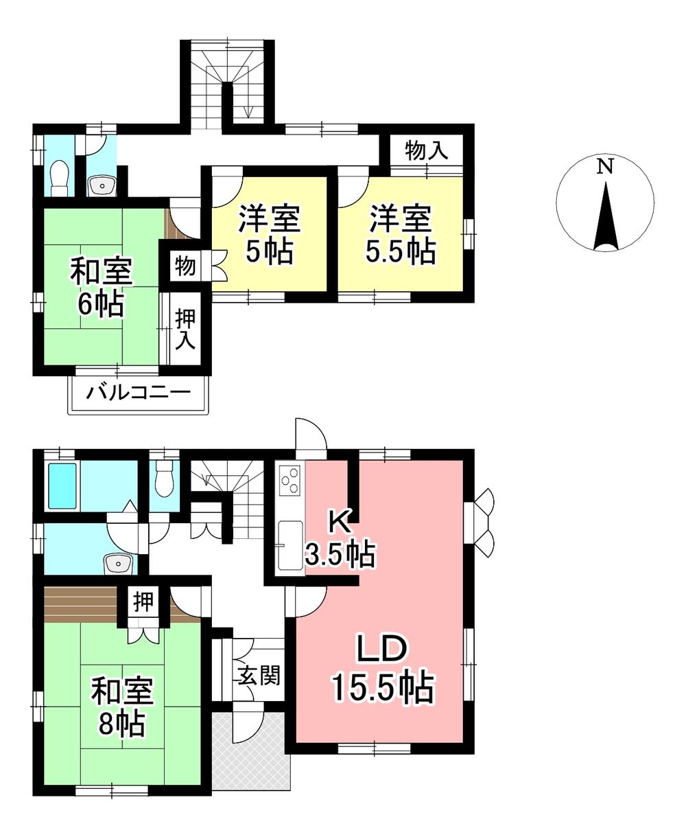 五ケ丘７（上挙母駅） 2680万円