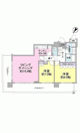 マークス・アネシスタワー東静岡1001号室