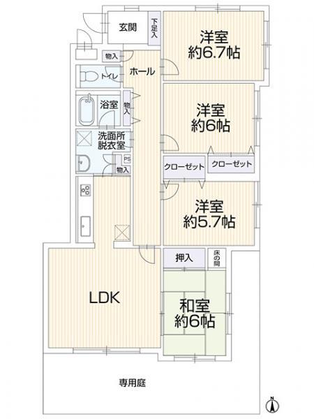 シャトー桜ケ丘東館　106