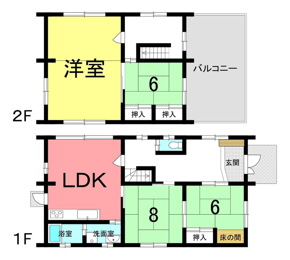 富木島町山中（太田川駅） 1980万円