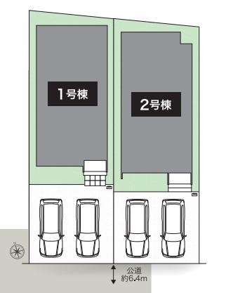 服部１（春田駅） 3390万円・3440万円