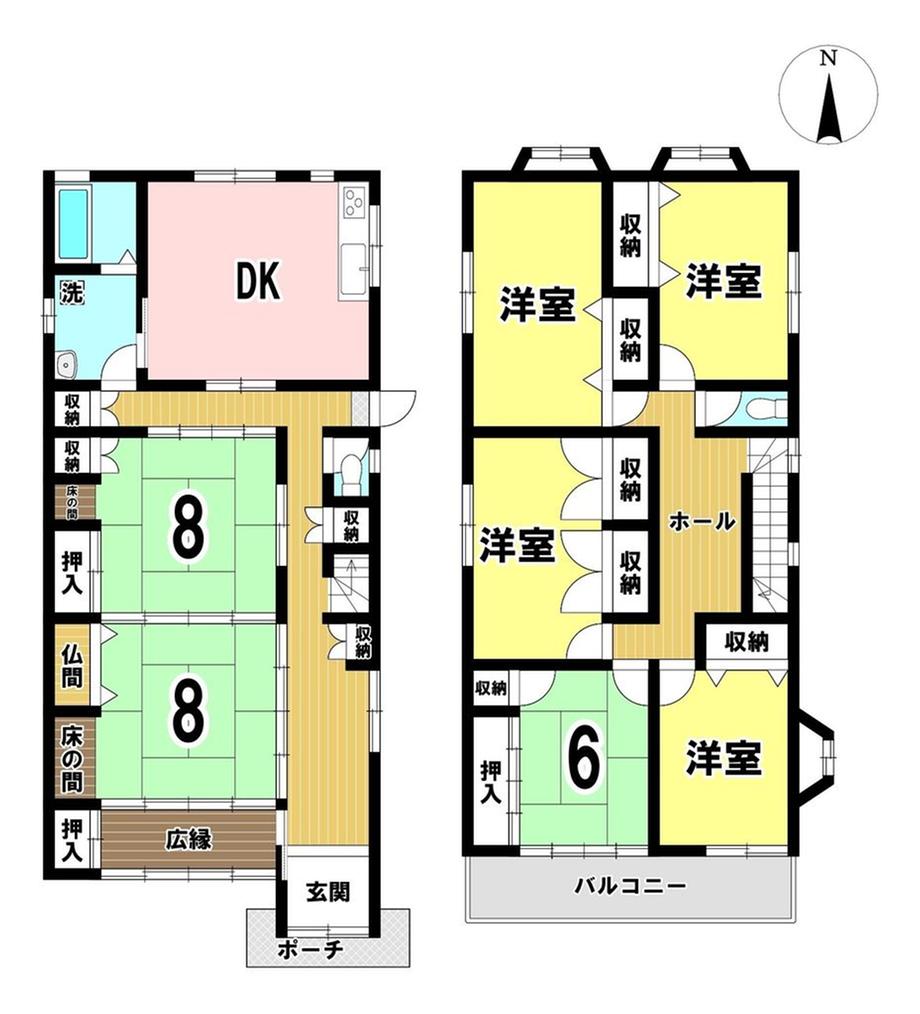 大和町毛受字西屋敷（苅安賀駅） 2480万円