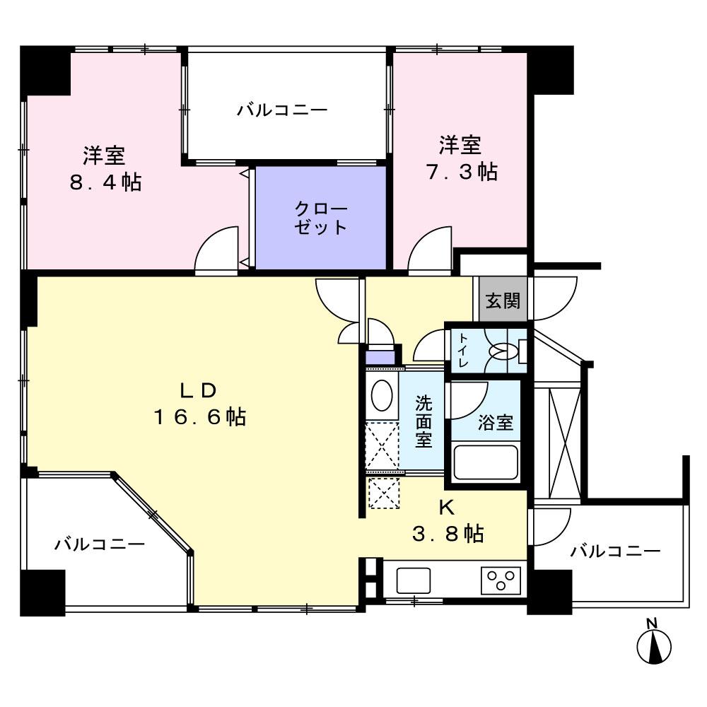 藤和シティコープ鶴舞○鶴舞駅徒歩5分、ペット可、8階角部屋、オートロック、宅配B○