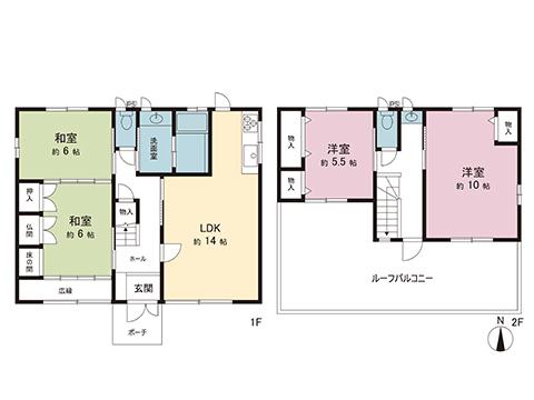 鳩吹台４（西可児駅） 1380万円