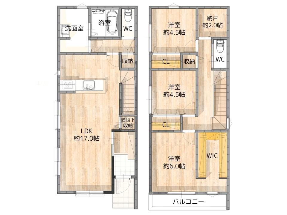 新築戸建 ARCASA　岡崎市鴨田町字辻　全2棟　B棟