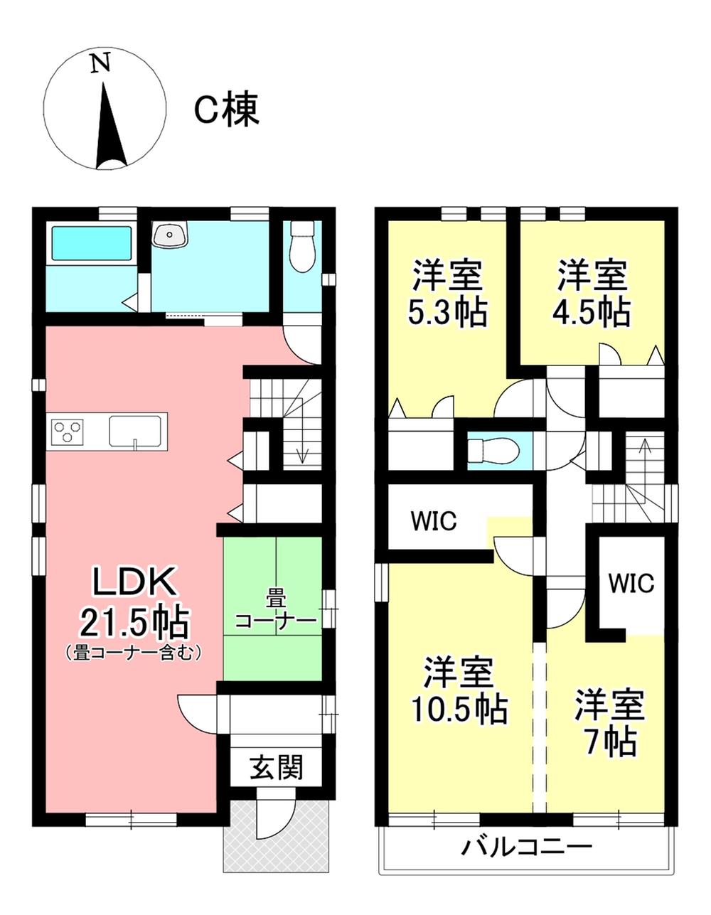 美里３ 3390万円・3990万円