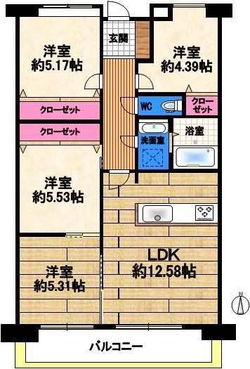 シャトレ愛松稲沢Ⅲ