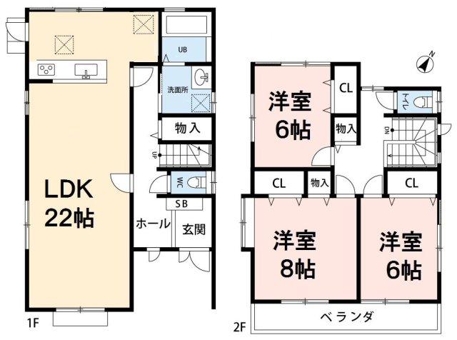 大字池之内（味岡駅） 2680万円