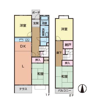 タウン伝治山８号棟