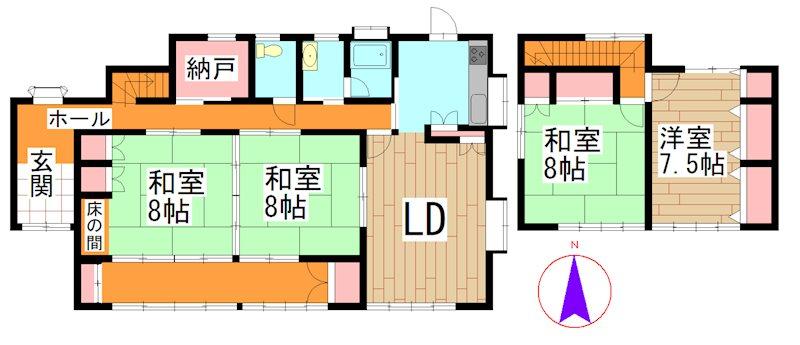 片田新町 1290万円