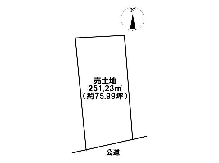 桑名市多度町猪飼字村中　建築条件付き土地