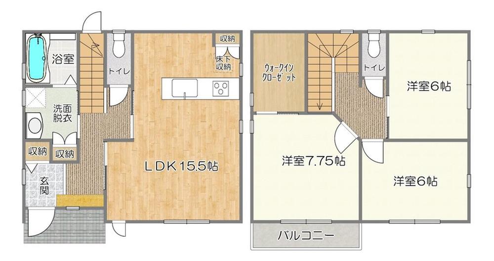 中央区南浅田1丁目　新築戸建　D号棟