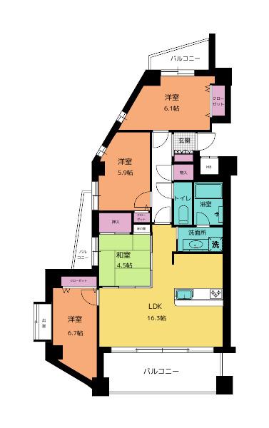 リフォーム完成しました・東刈谷駅徒歩4分・シャトレー東刈谷駅４LDK