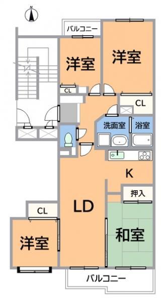 お買い物に便利な立地！室内設備充実のファミリー向け4LDK！グランドメゾン光ケ丘