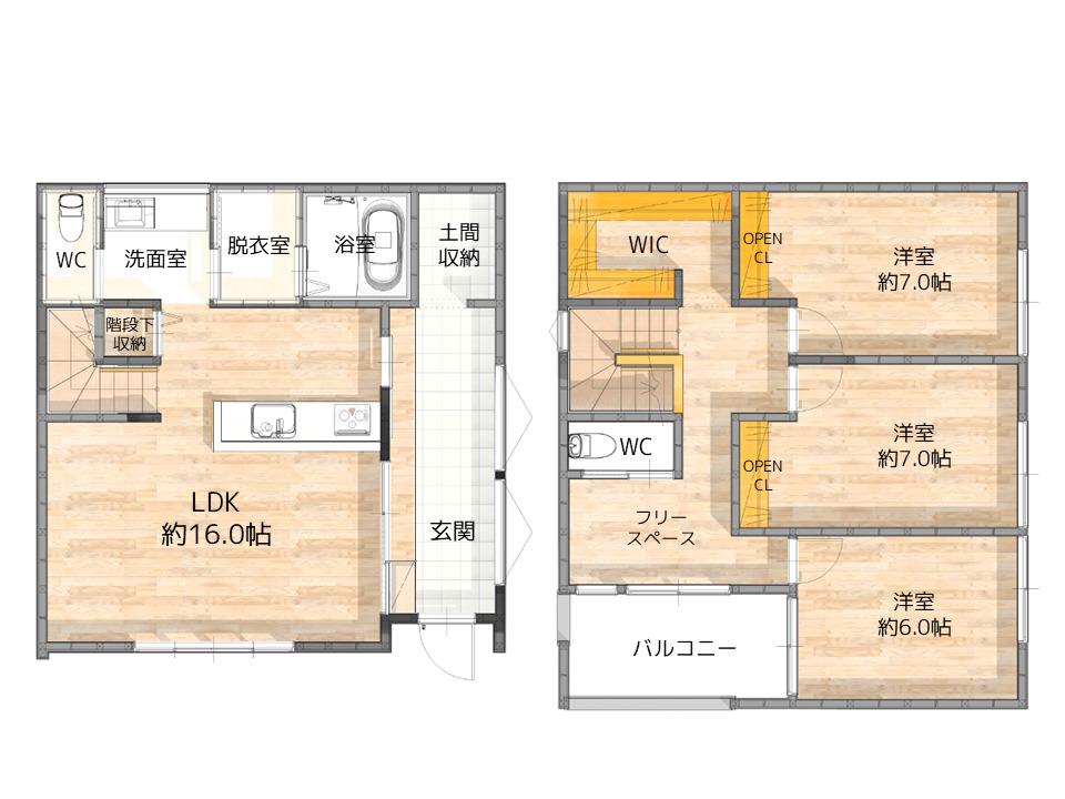 ARCASA　岡崎市東大友町字郷東　全5棟