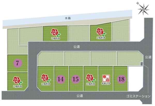 セキュレア稲沢市北市場本町　(建築条件付宅地分譲)【ダイワハウス】