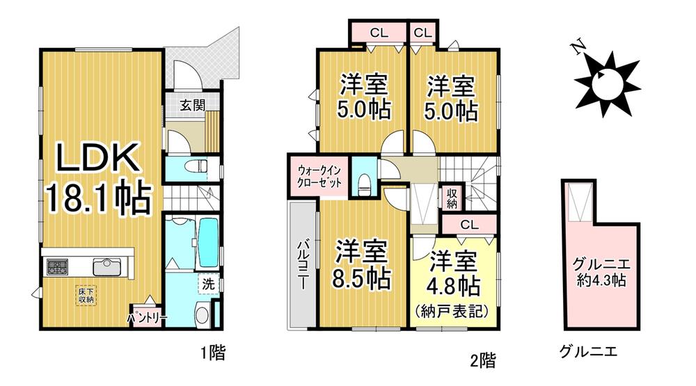 【KEIAI Style】清須市西枇杷島町3期　新築分譲住宅　全1棟