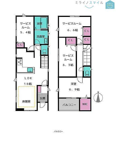 中村区高道町602③　1号棟