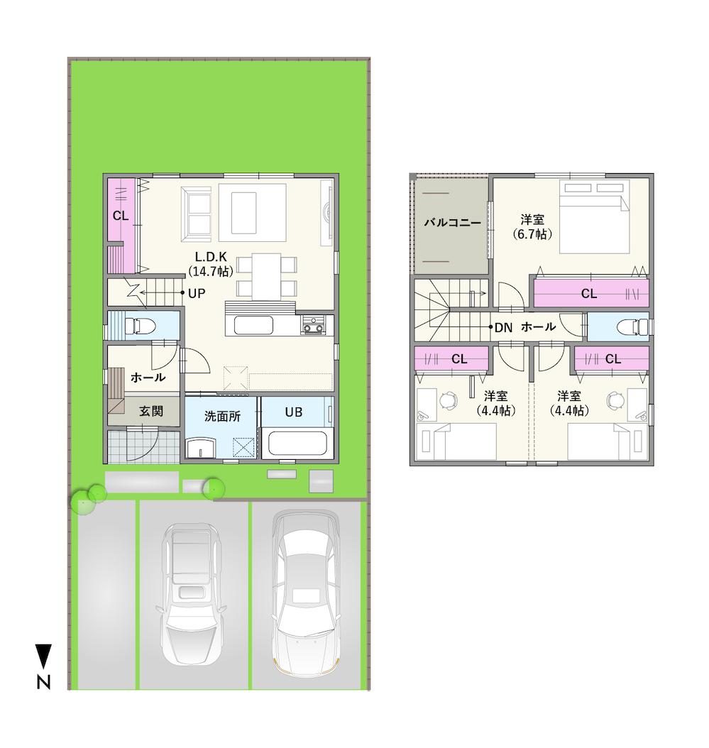 【内藤建設】六条福寿町　コンパクト住宅　