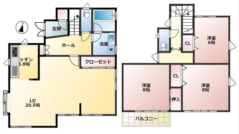 南原山町南原山（三郷駅） 2680万円