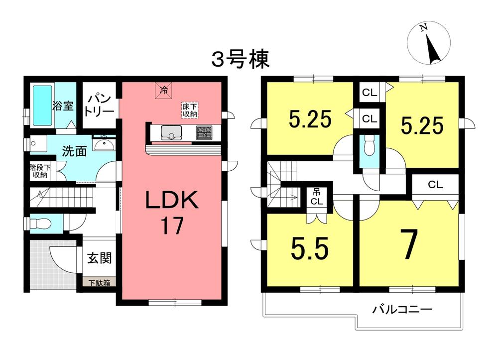 新築戸建　大府市吉川町６丁目　◆３号棟◆　全３棟