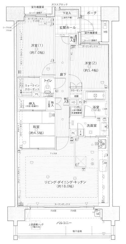 セントラルガーデン・レジデンス　B棟3階