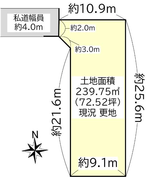 三条字田畑 1100万円