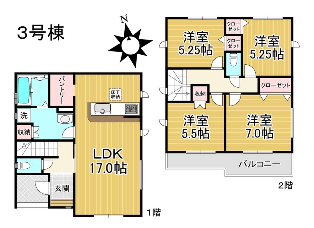 大府市吉川町　【GRAFARE】　新築分譲住宅　全３棟