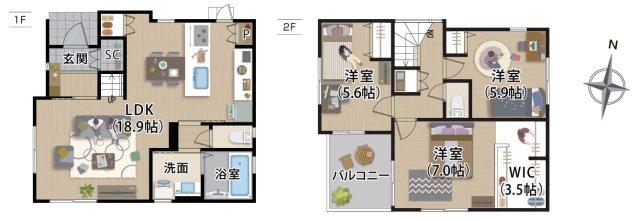 ■三島市鶴喰　新築戸建　全1棟