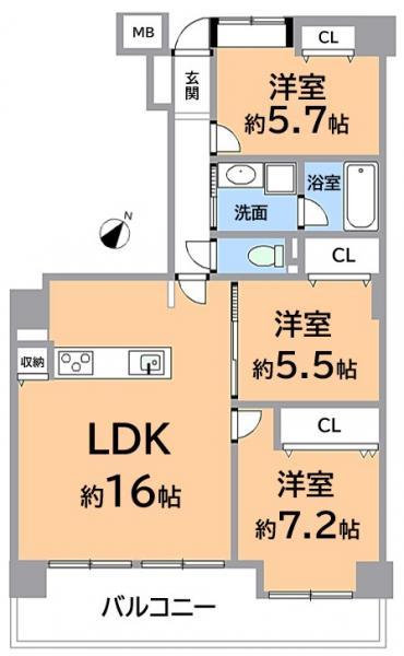 買い物環境充実！リフォ済！ファミリー向け3LDKのサンシティガーデンヒルズ千種