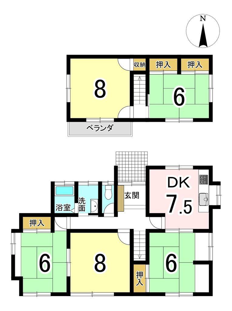 西中山町十七屋 1380万円