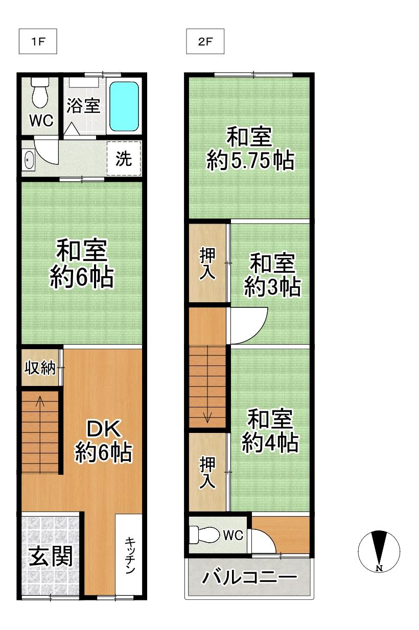 南恩加島６（北加賀屋駅） 380万円