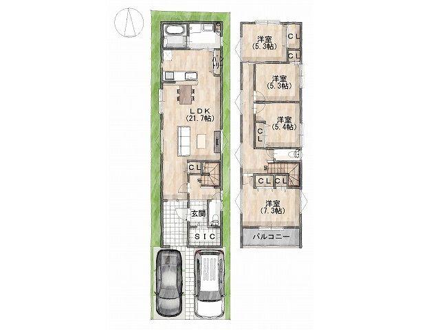 Frontier Gardens　八尾市西山本町４丁目　全１区画