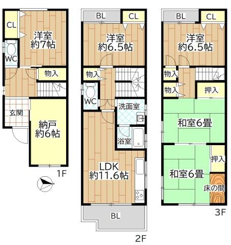 駒川１（北田辺駅） 3580万円