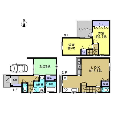 嵯峨中又町（車折神社駅） 2949万円