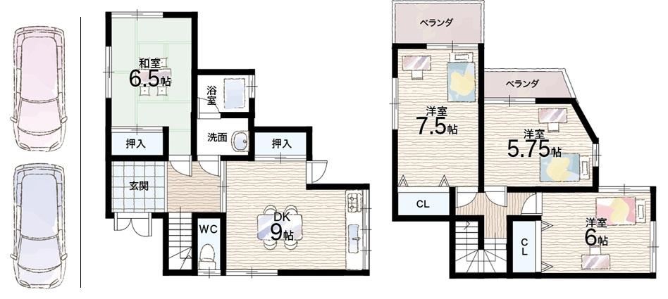 神宮寺２（津田駅） 1280万円