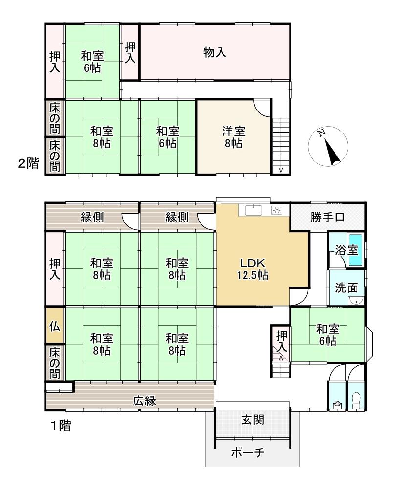 上八木町（虎姫駅） 1680万円